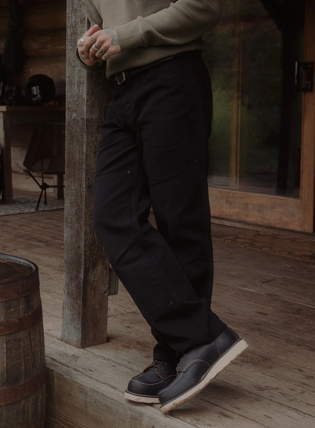 DISSIDENT CANVAS TROUSERS - Image 2