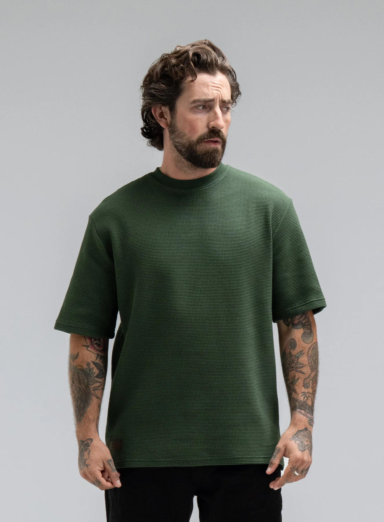 DISSIDENT WAFFLE SHORT SLEEVE T-SHIRT